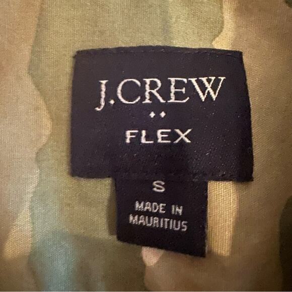 J Crew Camo button down shirt SLIM FIT FLEX green L6410 Mens SMALL 2019 - Picture 5 of 16